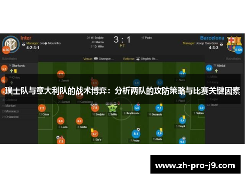 瑞士队与意大利队的战术博弈：分析两队的攻防策略与比赛关键因素